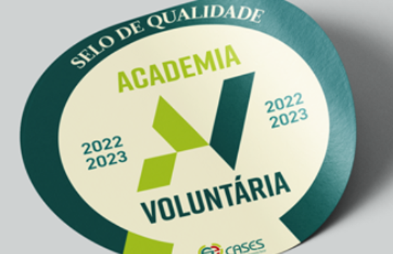 Selo de qualidade Academia Voluntária