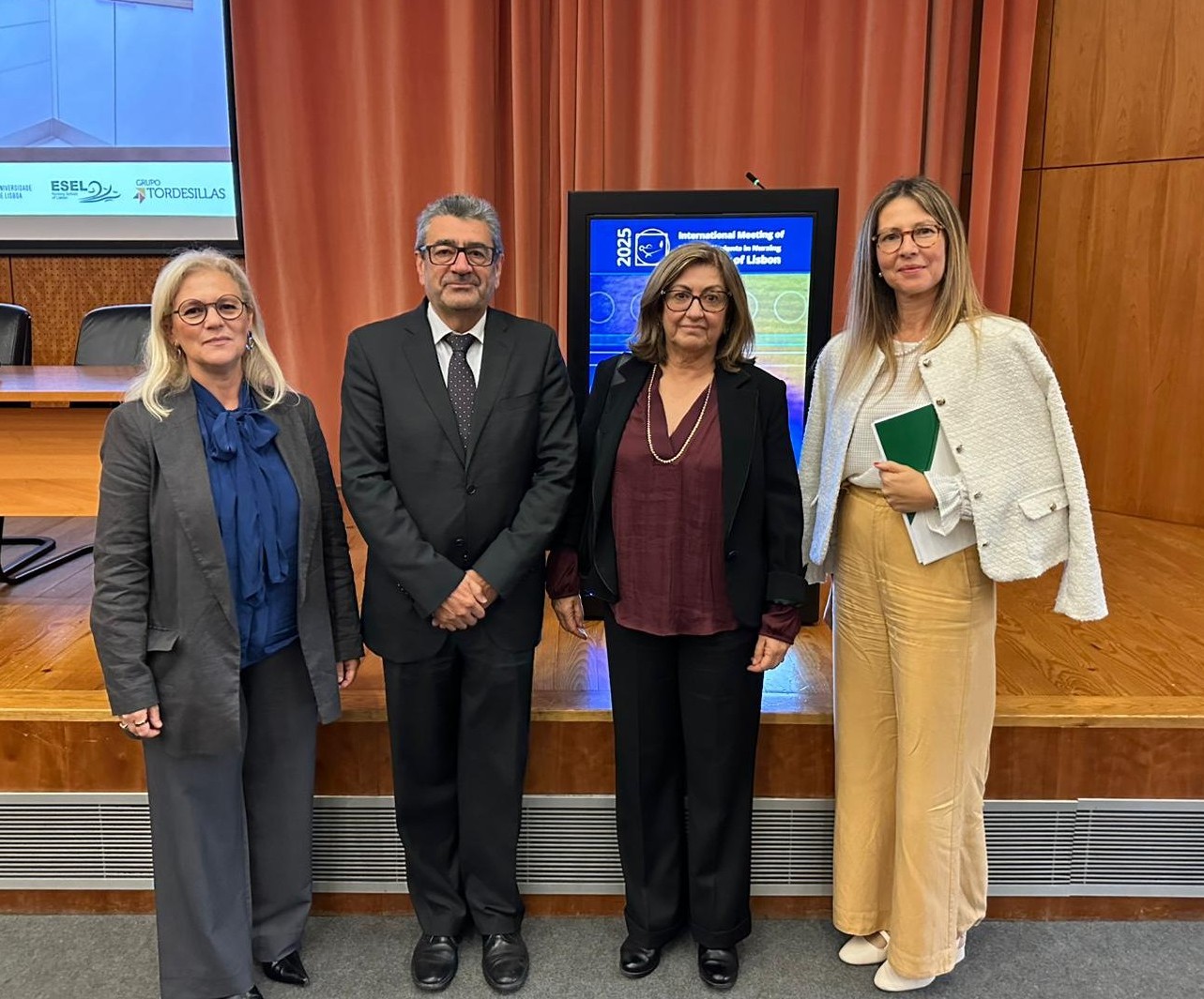 Oradores do Encontro Internacional de Doutorandos em Enfermagem da Universidade de Lisboa 2025 