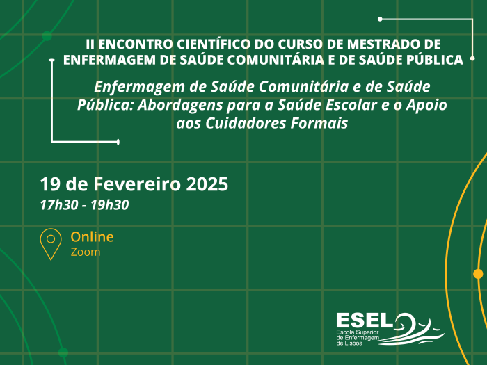 II Encontro Científico do Curso de Mestrado de Enfermagem de Saúde Comunitária e de Saúde Pública