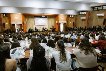 acolhimento aos novos estudantes do CLE 2025