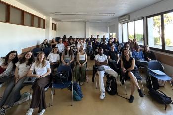 estudantes nos Workshops “Gestão do Stress e Resiliência”