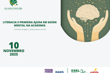 Seminário "Literacia e Primeira Ajuda em Saúde Mental na Academia"
