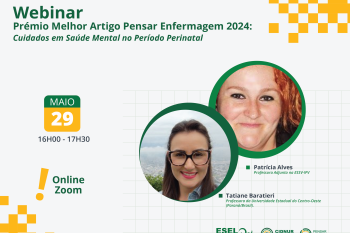Webinar Prémio Melhor Artigo Pensar Enfermagem 2024