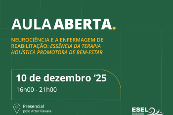 Aula Aberta “Neurociência e a Enfermagem de Reabilitação: essência da terapia holística promotora de bem-estar” 