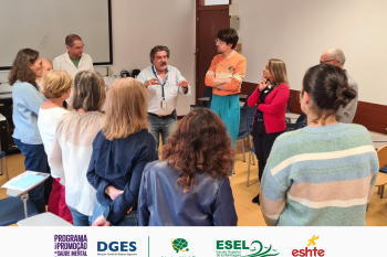 Colaboradores ESEL no seminário sobre saúde mental - StudentWellBe